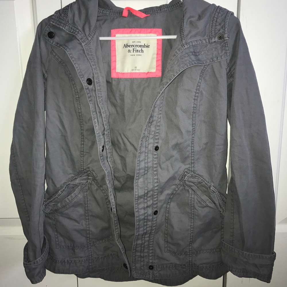 Light grey Abercrombie & Fitch Jacket